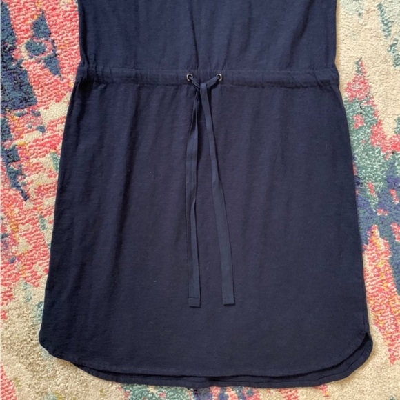 NWT! G. H. Bass & Co sleeveless 100% cotton dress. Tie waist with tribal design - Picture 4 of 7